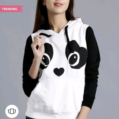 Sweaters Sweatshirts KOOK N KEECH White Black Panda