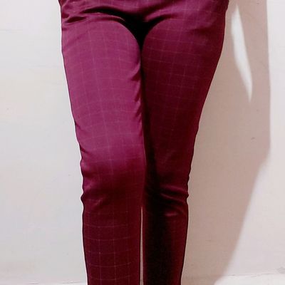 Jeans & Trousers, Red Jeggings