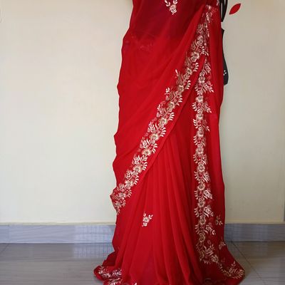Buy Lucknowi Chikan Sarees online, Pure Lucknowi Chikan Sarees, Trendy  Lucknowi Chikan Sarees , online shopping … | Saree designs, Saree dress,  Saree blouse styles