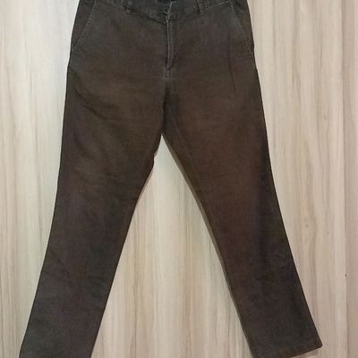 Vintage distressed brown denim jeans from Landsend... - Depop