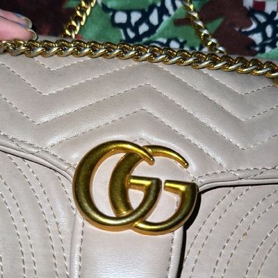 Gucci Jumbo GG Beige Canvas Messenger Bag New | eBay