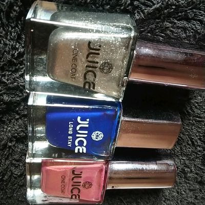 Buy online Juice One Coat Nail Paint Combo Of 4 Italian Rose-p03/glorious  Sky-p05/spring Green/p07/hot Top Pink-p09 Long Lasting 11ml Each from nail  for Women by Juice for ₹300 at 0% off |