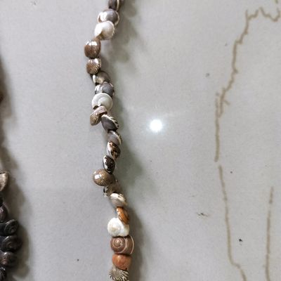 Hawaiian Sunrise Shell Necklace - Pearls & Rose Quartz | swflshellguide