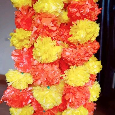 Crepe Paper Garland/ Toran/ Hawaiian Lei