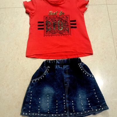 Buy Baby Girls' Skirt,pleaded Baby Skirt,toddler Denim Skirt,baby Girl  Handmade Skirt,blue Baby Skirt,denim Shorts,bandana Baby Skirt. Online in  India - Etsy