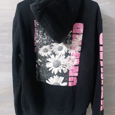 H&m cheap flower hoodie