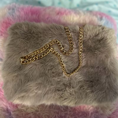 Winter Soft Touch Plush Furry Handbag For Women Pompom Cute Mini Tote Purses  Ladies Fluffy Faux Fur Bag Shoulder Crossbody Bolsa