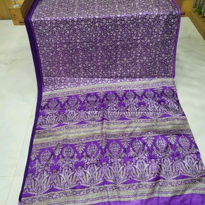 Brinjal Color Vichitra Silk Saree -adhira Collection Yf#23738 at Rs 2415.00  | Bridal Silk Saree | ID: 2850816155812