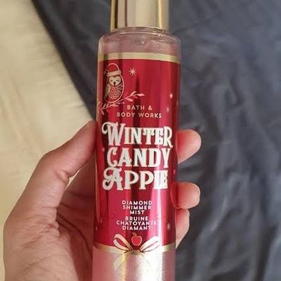 Body Mist | 10ml Sample - Winter Candy Apple Shimmer Mist | Freeup