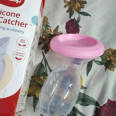 LuvLap Manual Breast Pump & Silicon Milk Catcher
