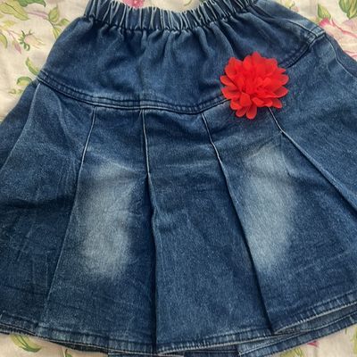 Girls Clothing | Jeans Skirt For 4 To 8 Year Old Girls | Freeup-hanic.com.vn