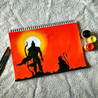 How to draw Lord Shree Ram | Shree Ram drawing | Lord Rama drawing - YouTube