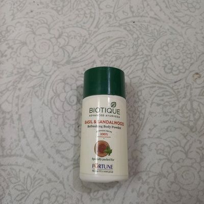 Biotique talcum hot sale powder