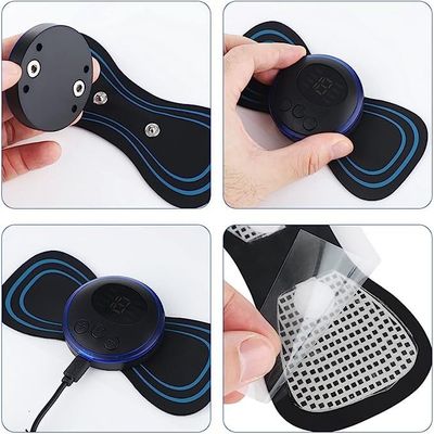 Portable Mini Electric Neck Massager Cervical Massage Stimulator Pain  Relief Kit