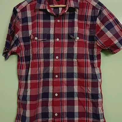 Gap short sale sleeve button down