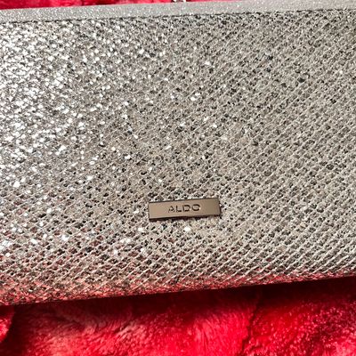 Aldo clearance silver clutch