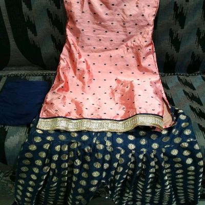 Baby Pink Readymade Anarkali Suit Set by 1vashu on DeviantArt