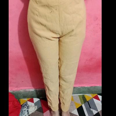 Buy MIRAYYA Women's Cotton Blend Solid Regular Fit Straight Pant Trouser  Multicolor 2 Pocket Pant Daily use Stylish Pant Fancy Design ( WHITE)  Online at Best Prices in India - JioMart.