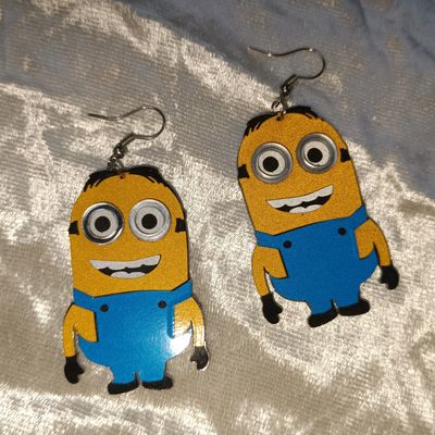 Minion earrings sales