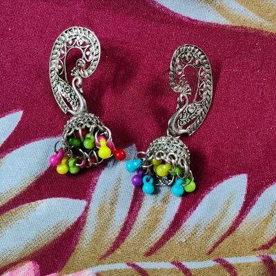 Purple Colour Korean Crystal Necklace Set with Earrings Bracelet and R –  Kalash Cards