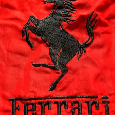 Coats & Jackets | Ferrari Embroidery Logo Jacket L | Freeup