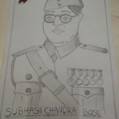Subhash Chandra Bose Drawing by Shipra Gupta - Fine Art America-saigonsouth.com.vn