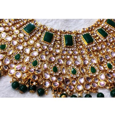 Indian Traditional Ethnic Gold Plated Choker Necklace For Women