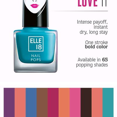 Buy Elle 18 Nail Pops Nail Polish - 195 (5ml) Online at Best Price in India