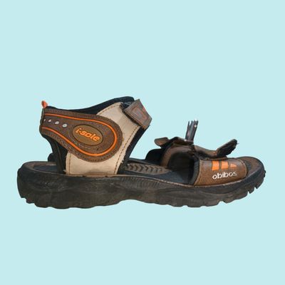 BRUTON Relaxed Fashionable Men Sandals (Black)