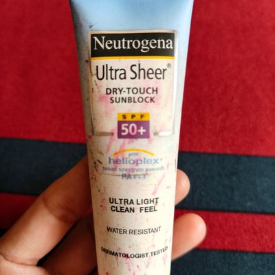 Buy Neutrogena Ultra Sheer Dry-Touch Sunblock SPF 50+ Ultra Light Clean  Feel (30 ml) Online