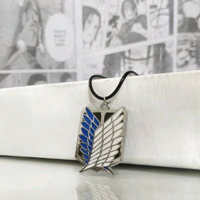Attack on Titan Necklace Shingeki No Kyojin Wings of Liberty Sword Metal  Necklaces for Gift Anime