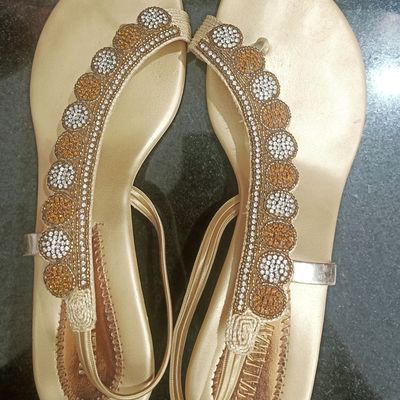 Buy Women Yellow Ethnic Sandals Online | SKU: 35-198-28-36-Metro Shoes