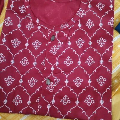 Vishwa Cotton Embroidered Sleeveless Kurta Pant Set With Dupatta –  Okhaistore