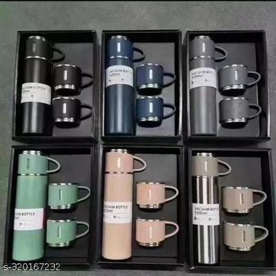 Stainless Steel Vacuum Flask Set