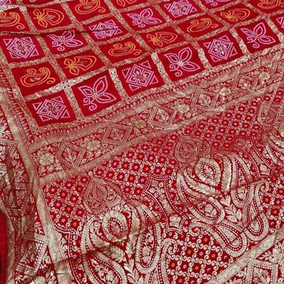 Gharchola – Gharchola sarees at Best Price in India - Bandhani - Bandhej -  Gujarat Wedding