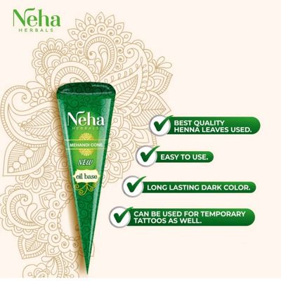 Buy Arjav Neha Herbal Mehendi black Tattoo Paste Tubes 10pis Online at Low  Prices in India - Amazon.in