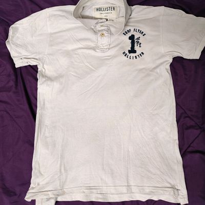 T-Shirts & Shirts, White T Shirt Size M Hollister