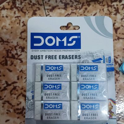 Dust-free eraser, blue