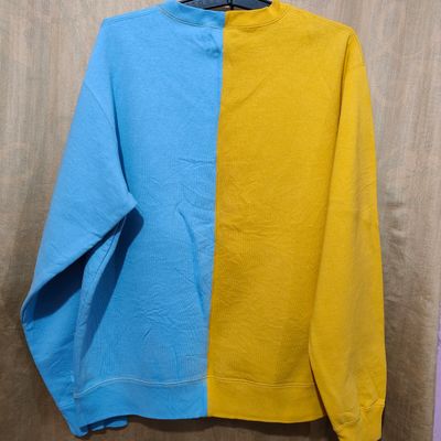 年度末セール supreme split crewneck sweatshirt XL | www ...