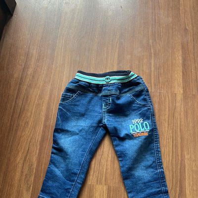 Stanley Short Overalls Denim Blue Jeans Baby Boys 6-9 Months