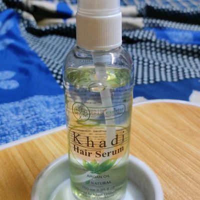 Khadi Natural Herbal Hair Serum Demo & Review | Just another girl - YouTube
