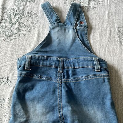 Denim Dungaree Skirt