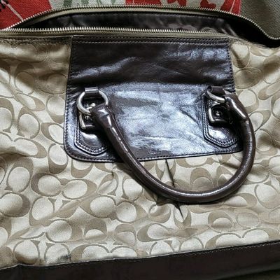 COACH HALLIE SHOULDER BAG | Shoulder bag, Bags, Leather shoulder bag