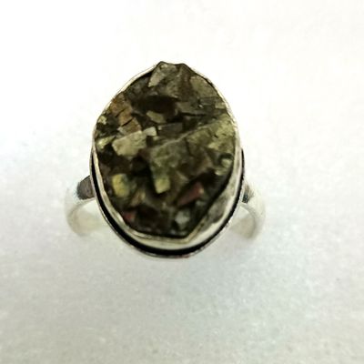 Pyrite Stone Ring Polished | Wealth & Prosperity | The Zen Crystals