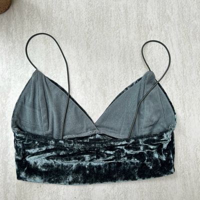 velvet bralette