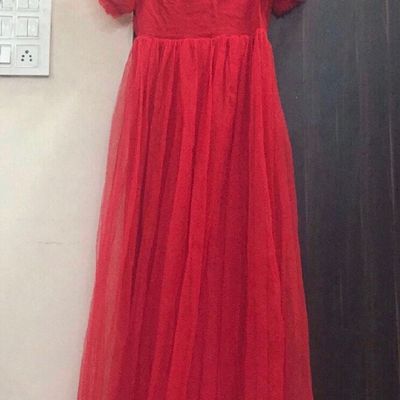 Red Maxi Dress - Puff Sleeve Dress - Tiered Maxi Dress - Lulus