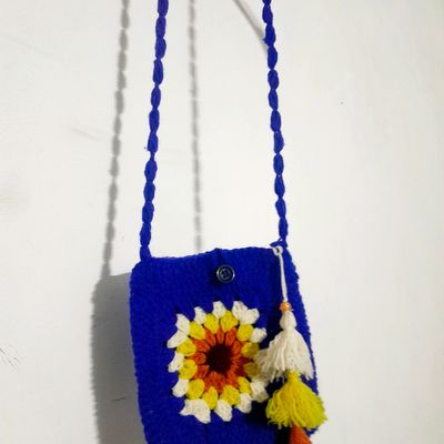 बिना कोरसिआ से बनाये Cotton Thread Ladies bag with Zipper/handmade woolen  handbag/Ladies Purse - YouTube