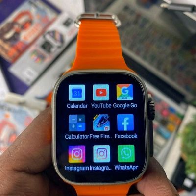 Buy T800 BT watch 2in Big Screen Sunlight Proof Display Music Play Insta WA  Notifier Smartwatch (Orange Strap, Free Size) Online In India At Discounted  Prices