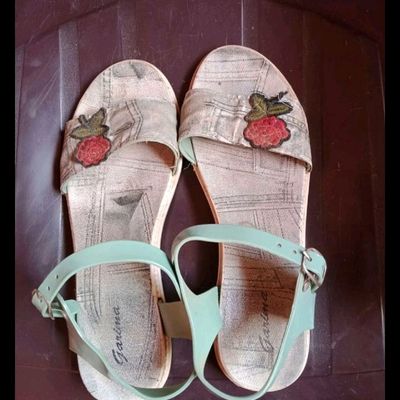 Romds Chappal for Women Stylish, Flat Fashion Sandals Ethnic Slippers for  Girls Lifestyle Handmade