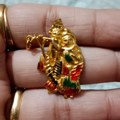 Radha krishna sales pendant gold